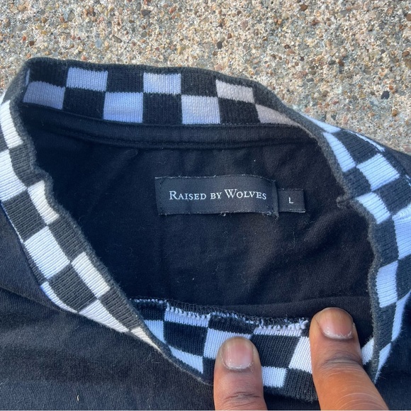 Raised by wolves Black Long Sleeve Shirt - Picture 4 of 4